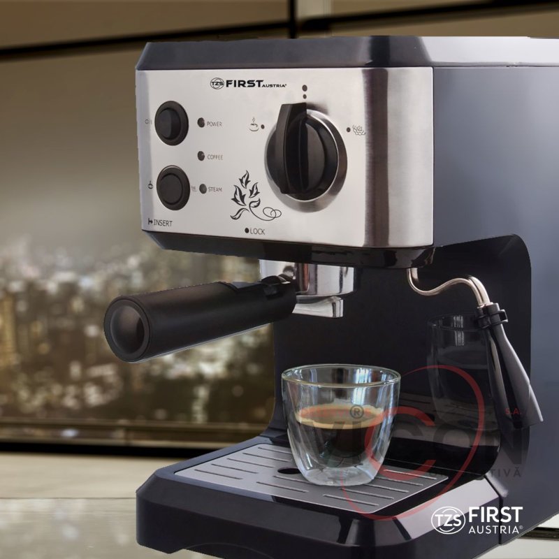 Кофеварка  ESPRESSO 1050 W, 15 бар, FIRST FA-5476-1