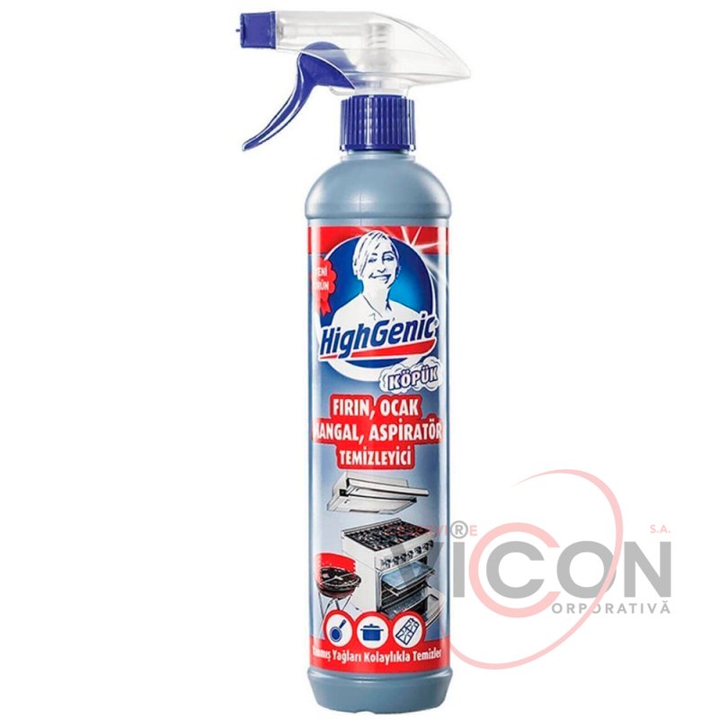 Solutie curatare grill Oven, Hob, Grill Cleaner HighGenic 500ml
