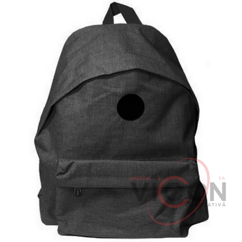 Rucsac 43x13x33 SPRM negru, PIPPA CNT-2065
