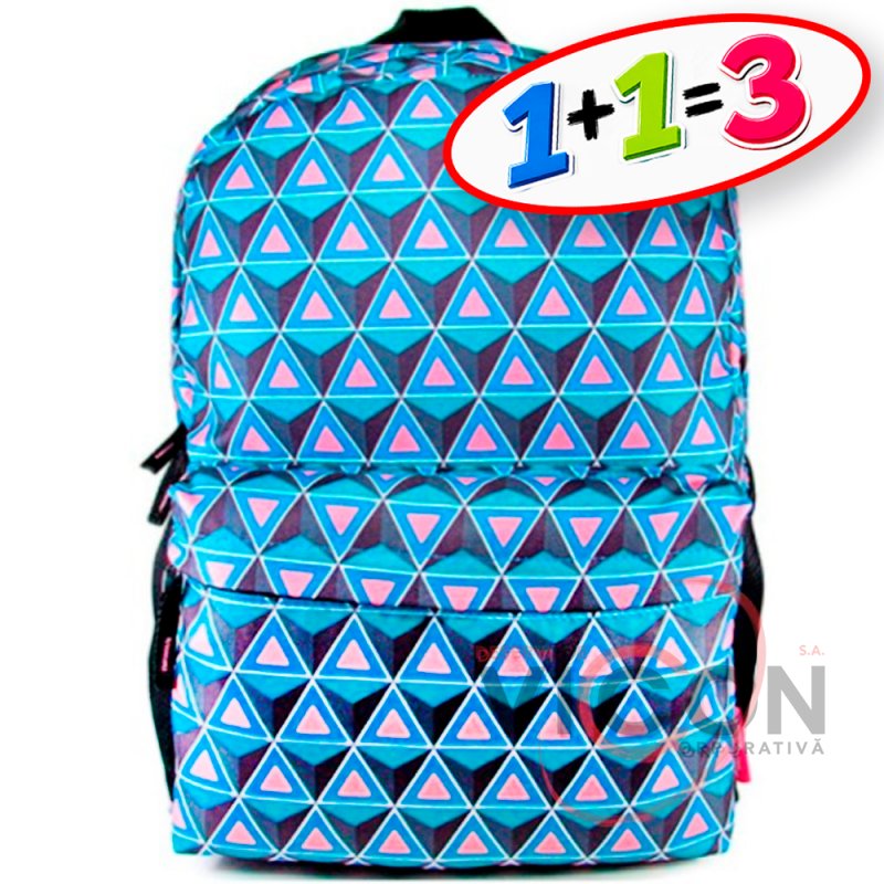 Rucsac 44x17x31 Graphic, albastru, PIPPA CNT-2050-19