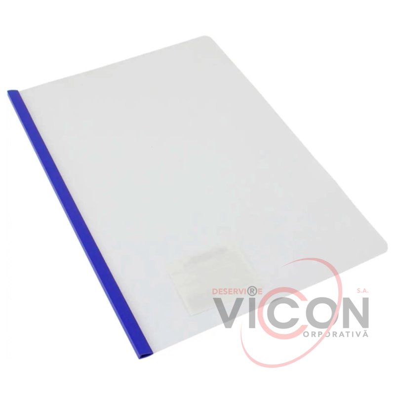 Mapă cu bară de prindere până la 35 de coli 6 mm A4 140 microni culoare asortată 4-249