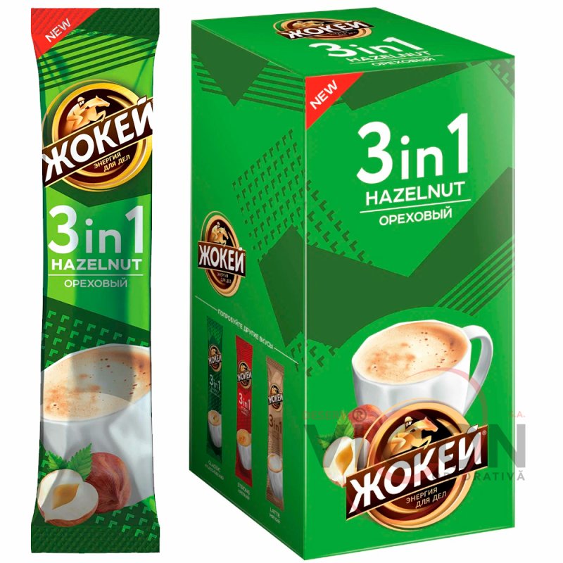 Кофе 3в1, Jokey Лесной орех, 10 пак.