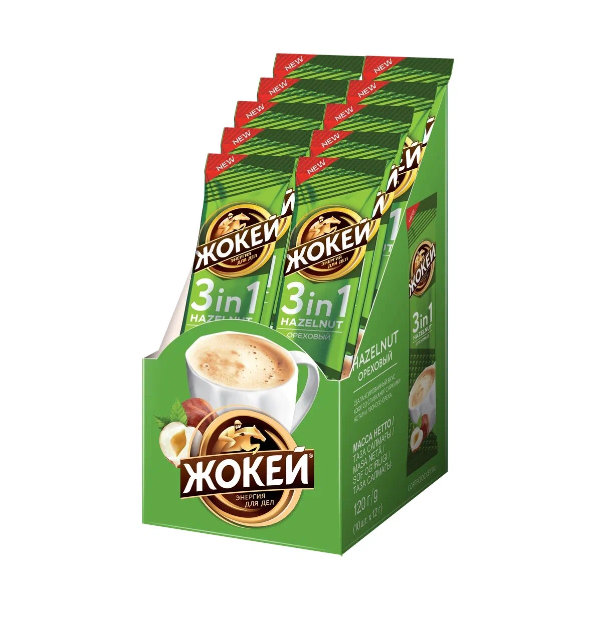Кофе 3в1, Jokey Лесной орех, 10 пак.