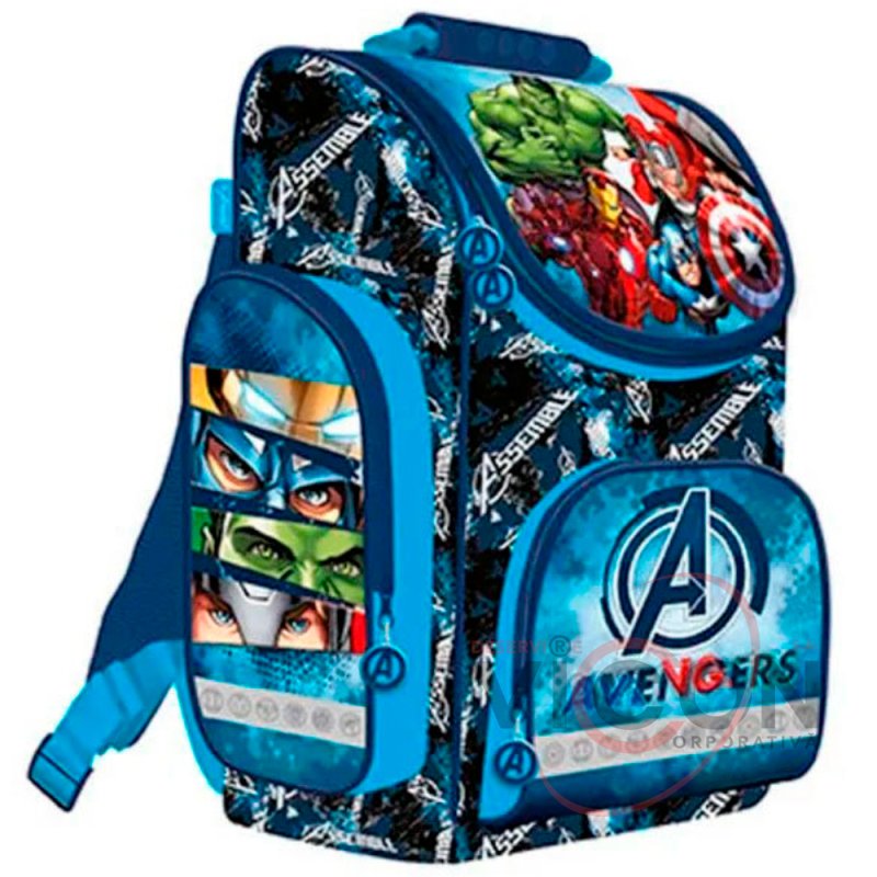 Ghiozdan Scolar Ergonomic St.Majewski - Avengers, Ventilatie Spate