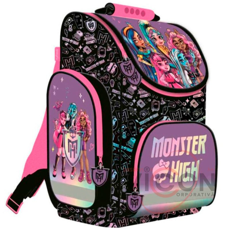 Ghiozdan Scolar Ergonomic St.Majewski - Monster High, Ventilatie Spate