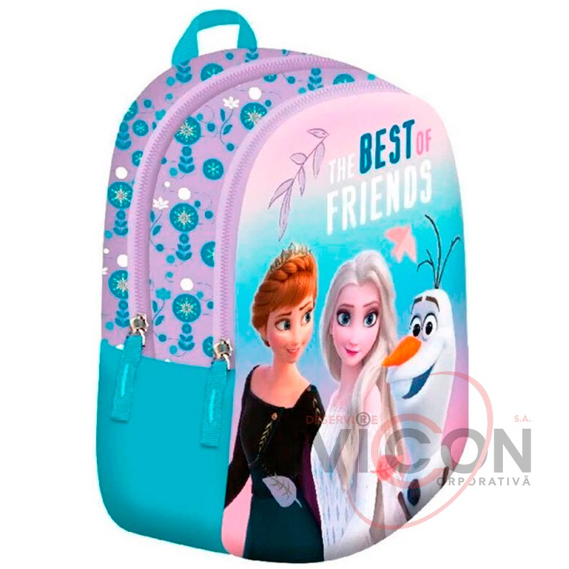 Ghiozdan Gradinita, 2 Compartimente, St.Majewski, Coletctia Frozen 27x23x10cm
