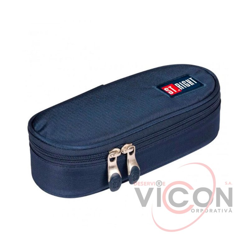 Пенал ST.RIGHT /PC01/ ST.NAVY BLUE 646294 23*10*6 см