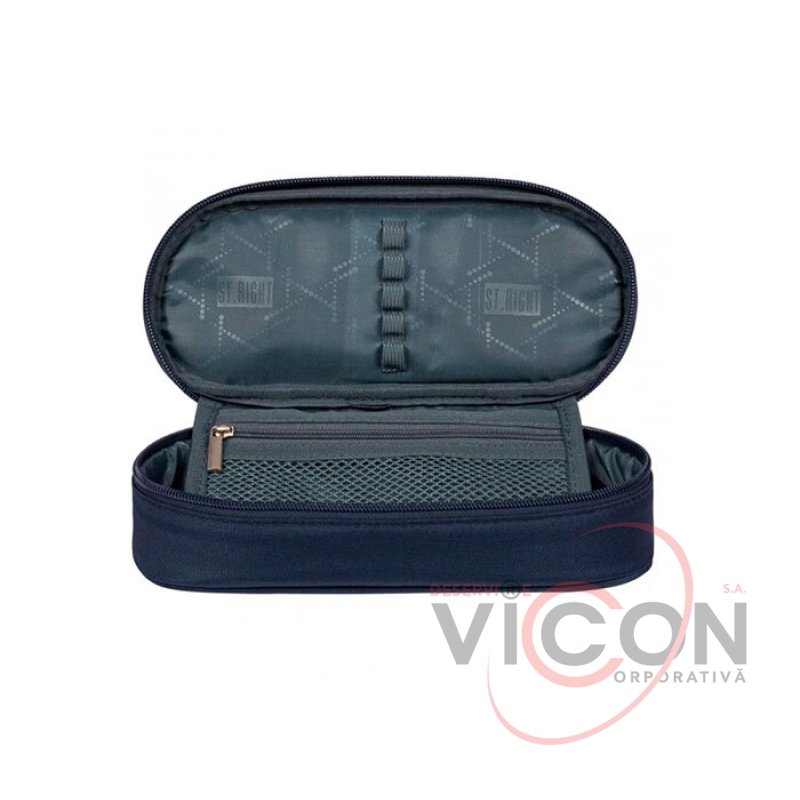 Пенал ST.RIGHT /PC01/ ST.NAVY BLUE 646294 23*10*6 см