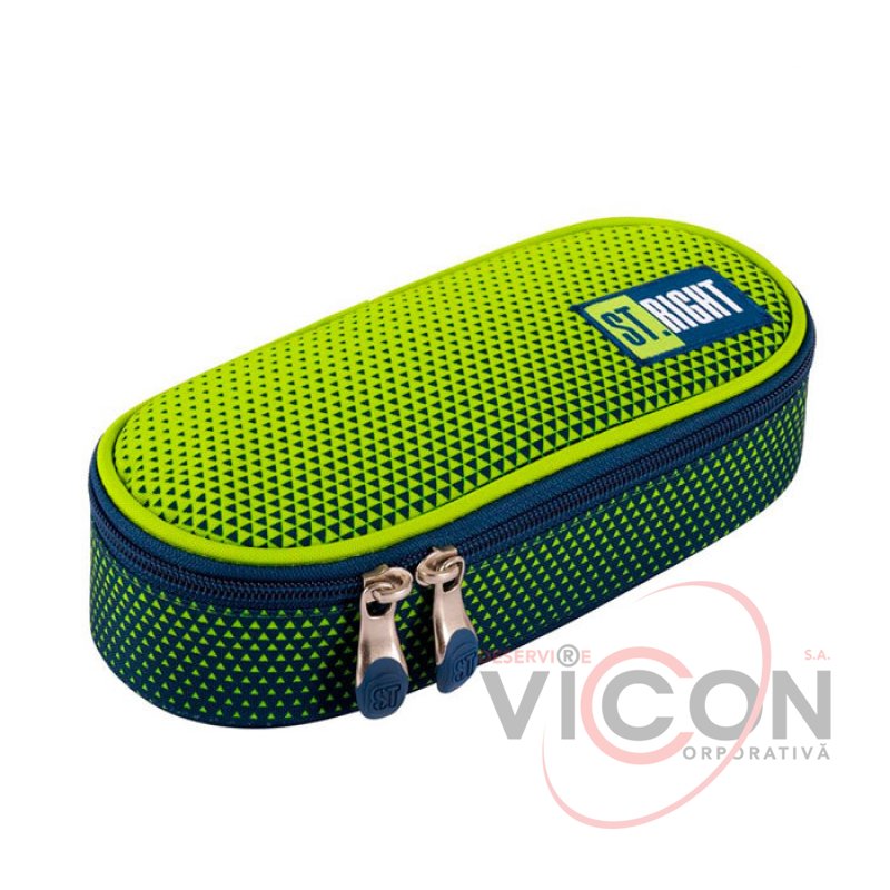 Пенал с 1 отделением и внутренней крышкой коллекция St.Right — Lemon Gradient PC01 23 x 9 5 x 6 см