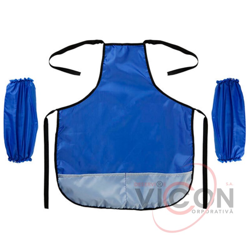 Sort cu manici pentru juniori înălțime 128cm Albastru