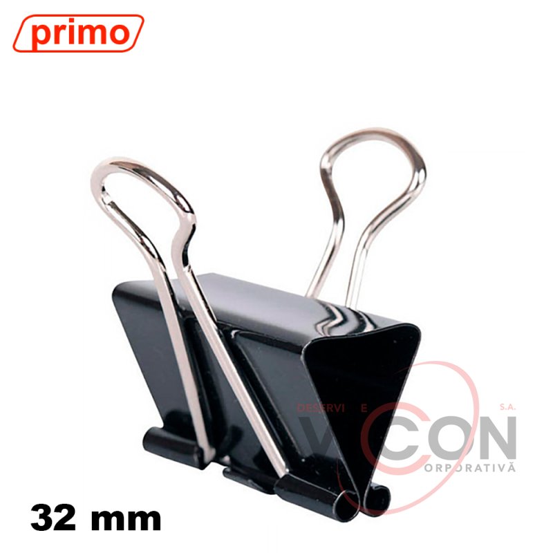 Clipse de birou, 32 mm, PRIMO (12 buc)