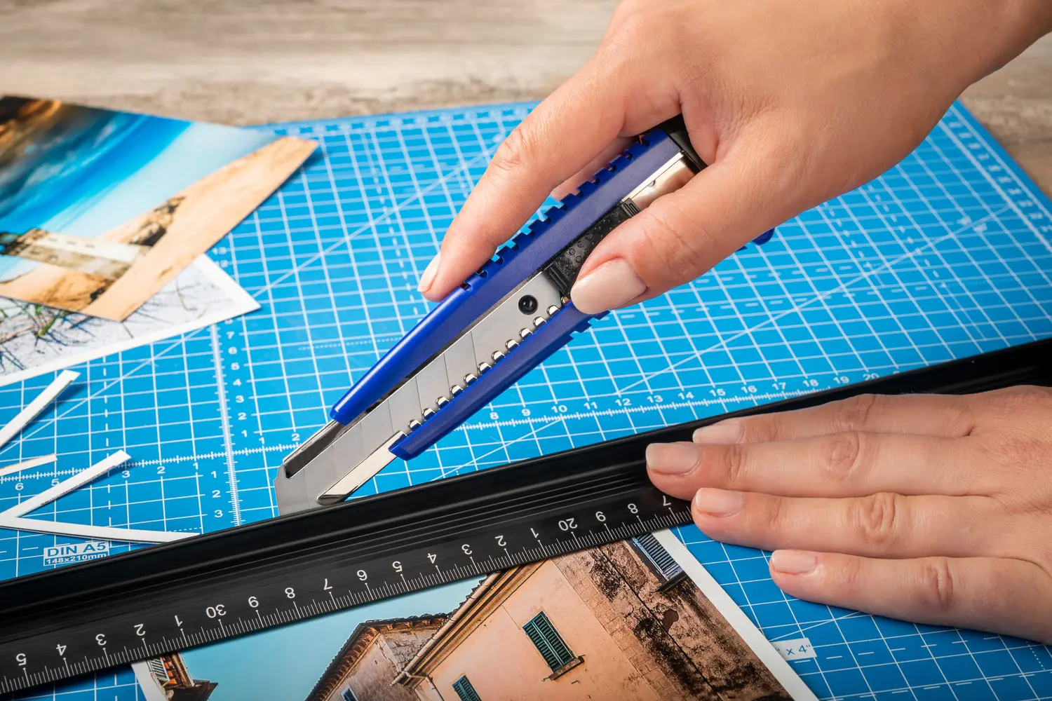 DAHLE 10865 Cutter de bază cu lamă de 18 mm