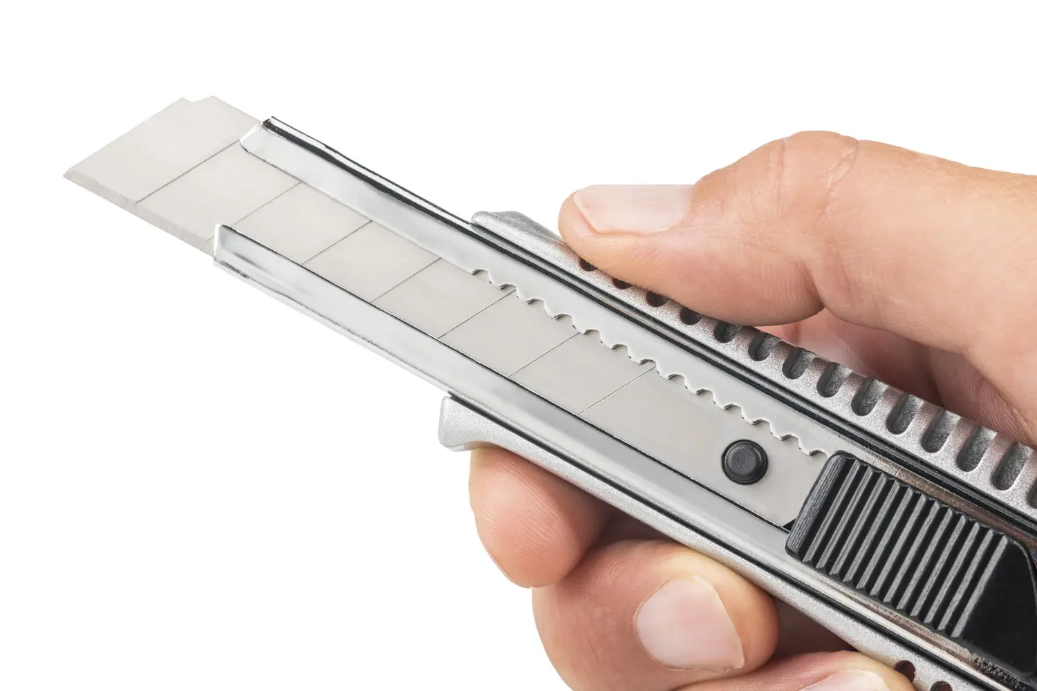 DAHLE 10885 Cutter profesional cu carcasă metalică și lamă de 18 mm