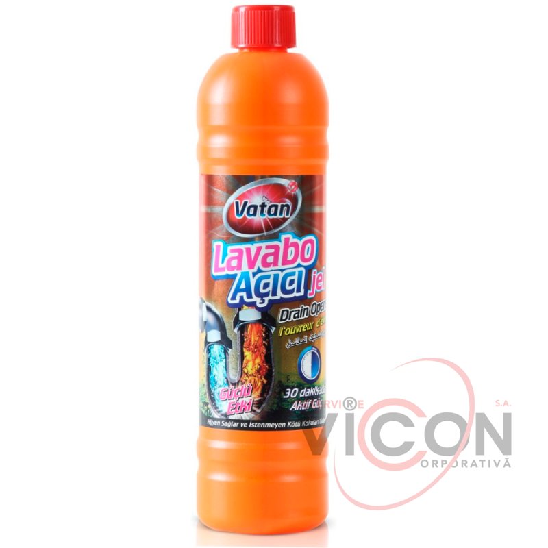 Гель для прочистки труб VATAN Lavabo Acici 750ml