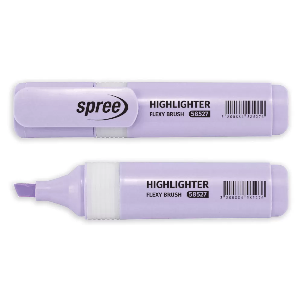 Marker evidențiator Spree Highlighter Pastel, 1-6 mm