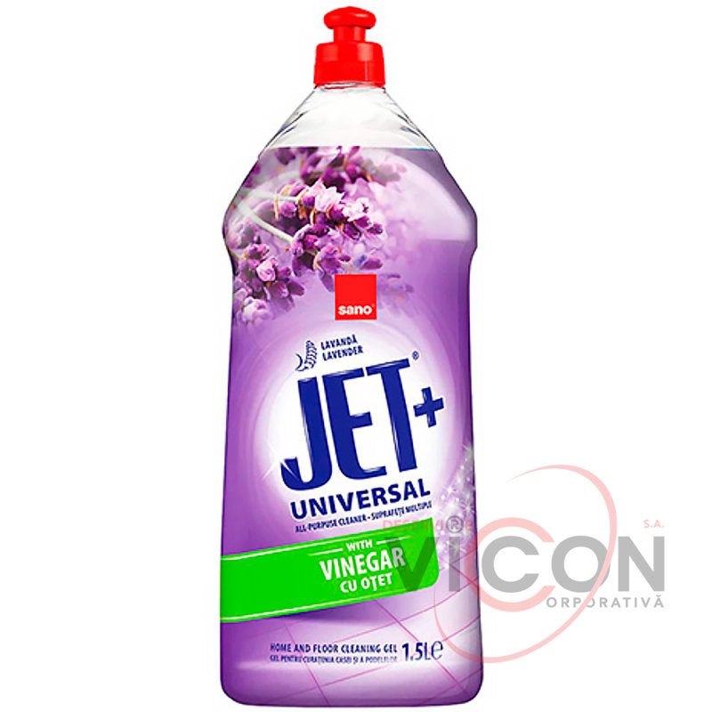 Универальное чистящее средство SANO JET с уксусом, 1,5 л