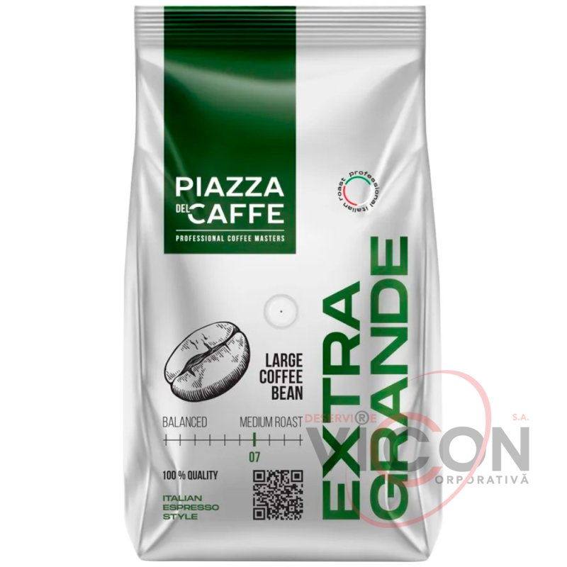 Кофе в зёрнах Piazza del Caffe Extra Grande, 800 г