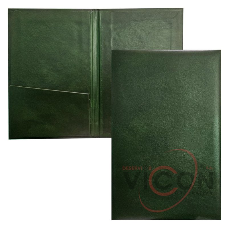 Carnet de cecuri  11x17 cm, verde