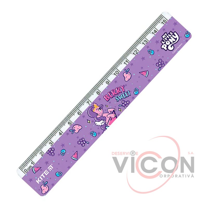 Линейка из пластика Kite My Little Pony, 15 см, LP24-090