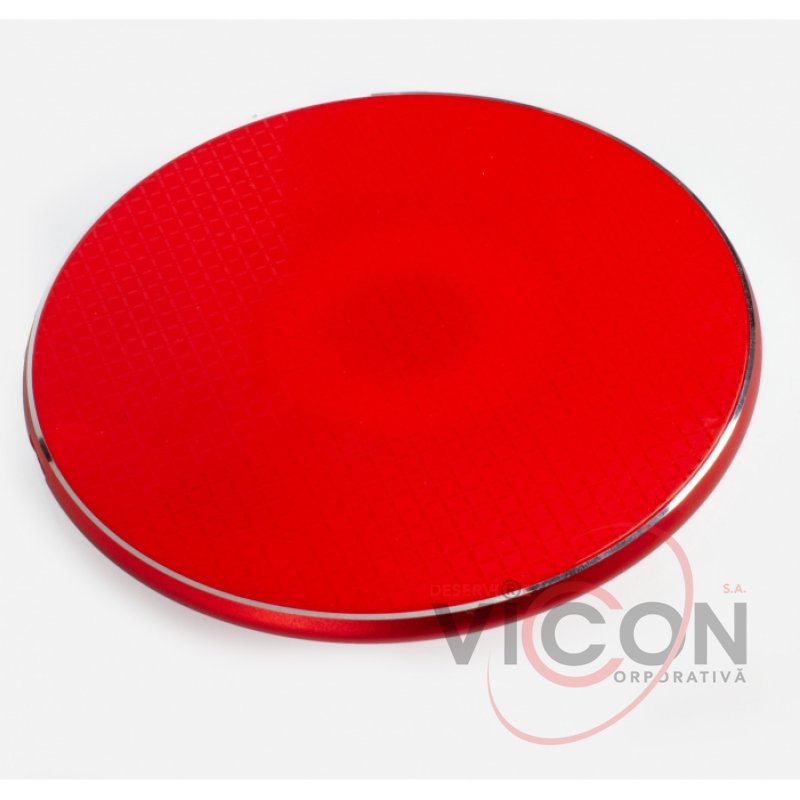 Încărcător wireless pentru Optima 4114, 10 W putere, culoare roșu