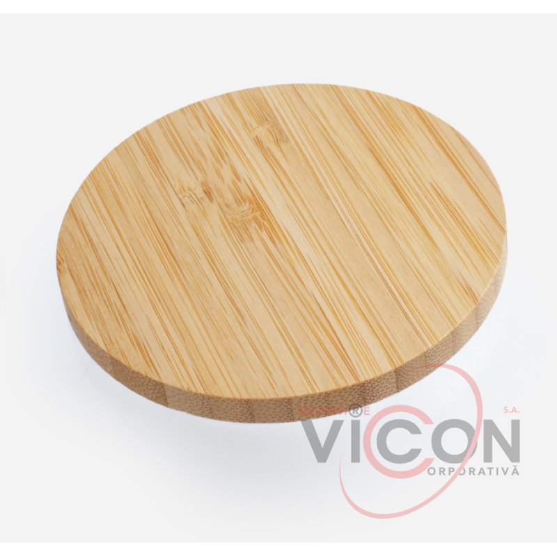 Încărcător wireless pentru Optima 4116, putere 10 W, culoare lemn natural.
