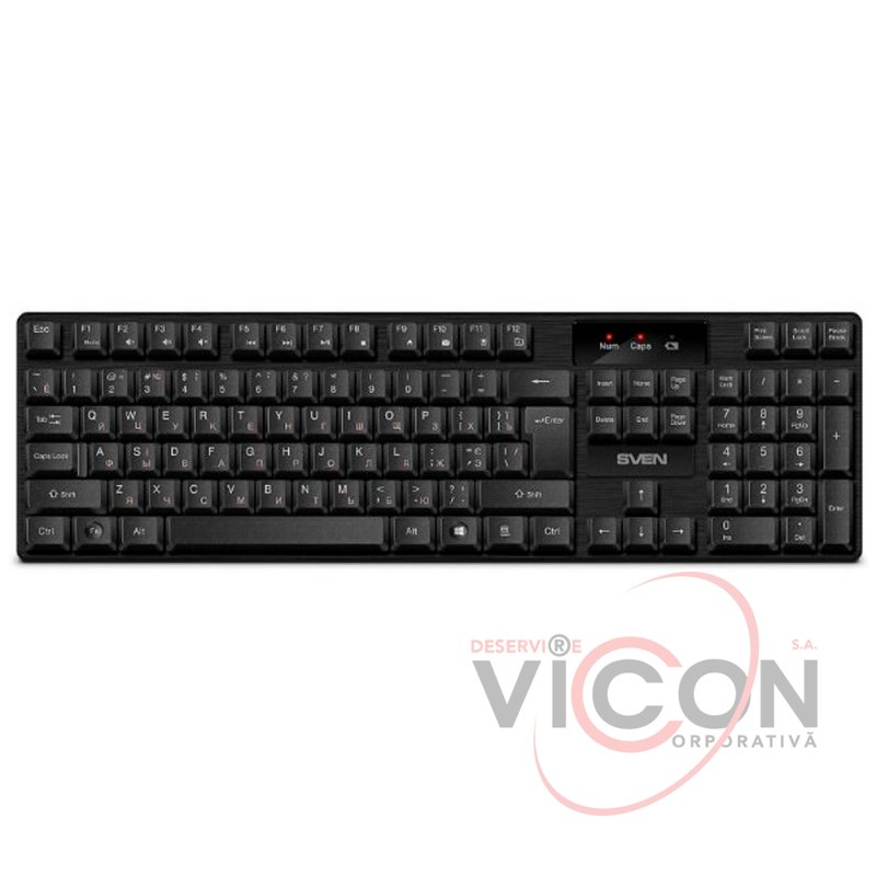 Беспроводная клавиатура Sven SVEN KB-C2300W Wireless, Black