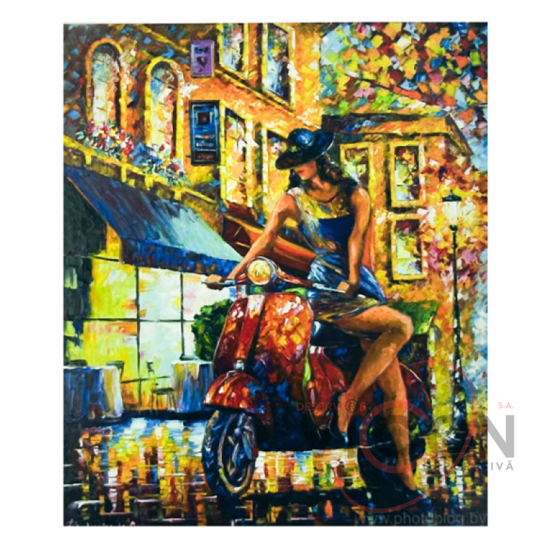 Алмазная картина по номерам 40*50 см