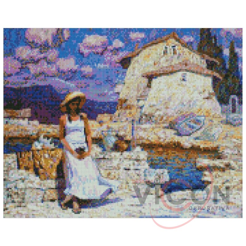 Алмазная картина по номерам 40*50 см