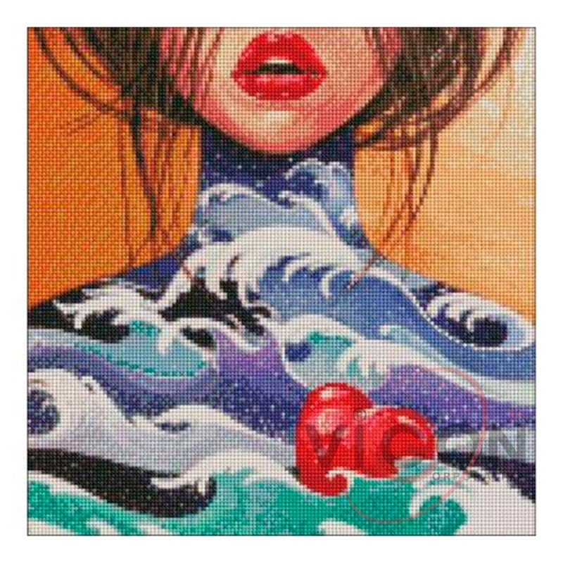 Алмазная картина по номерам 40*40 см