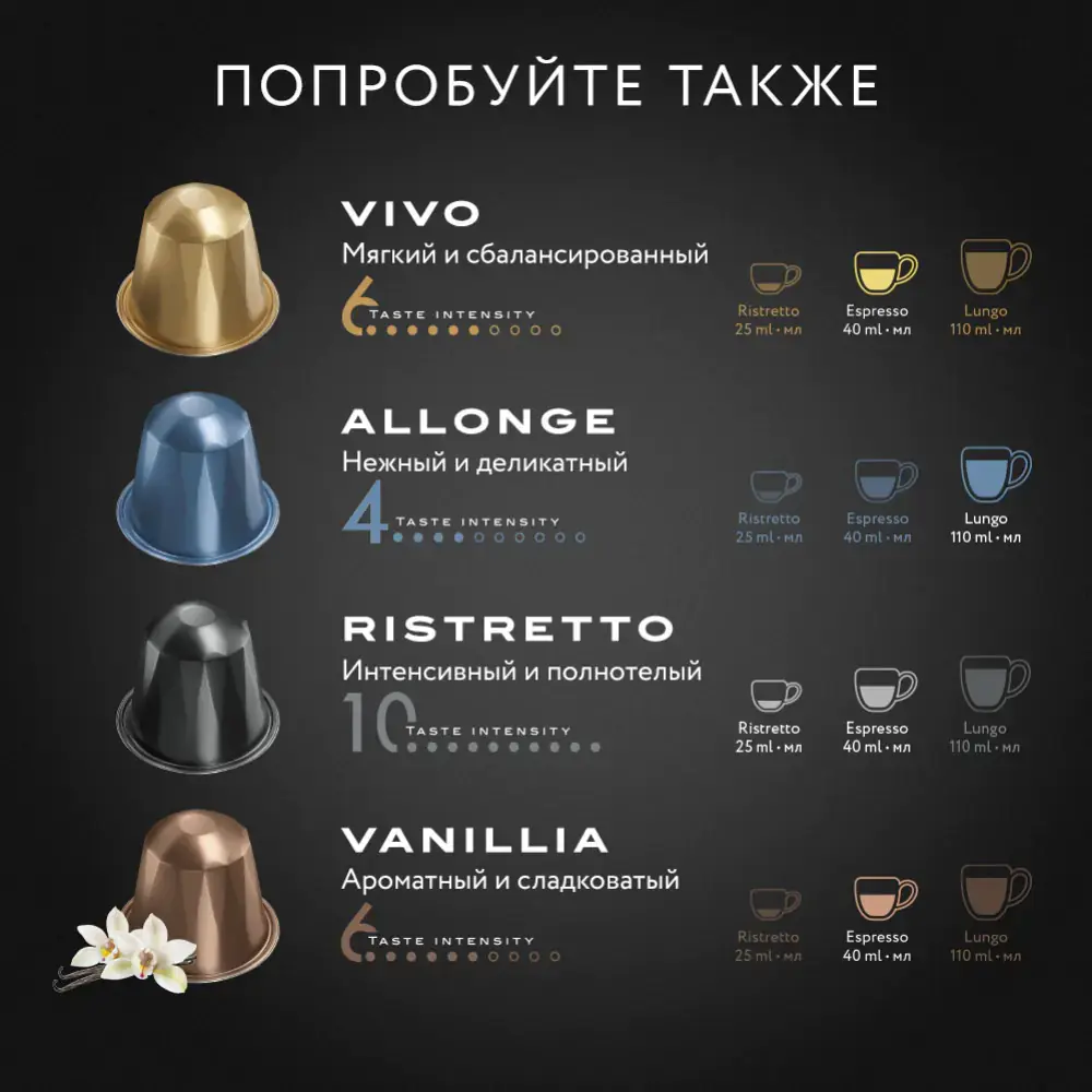 Кофе в капсулах Jardin Andante (5гр х 10 капсул)