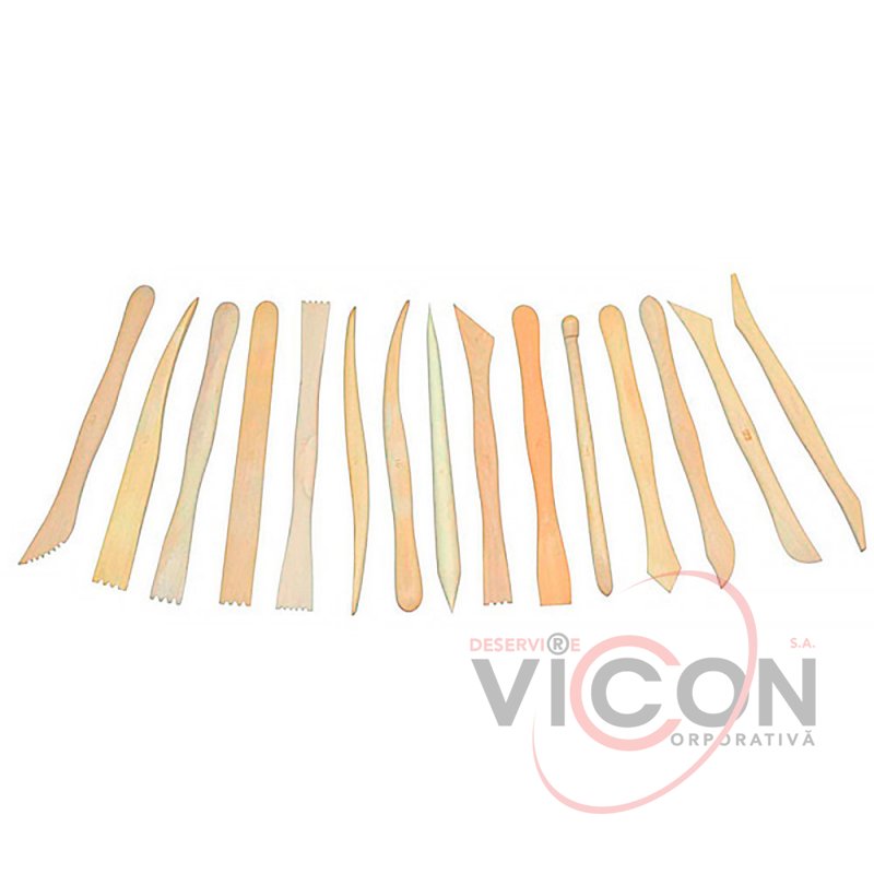 Set stive de modelare Conda, 15 buc, 16 cm
