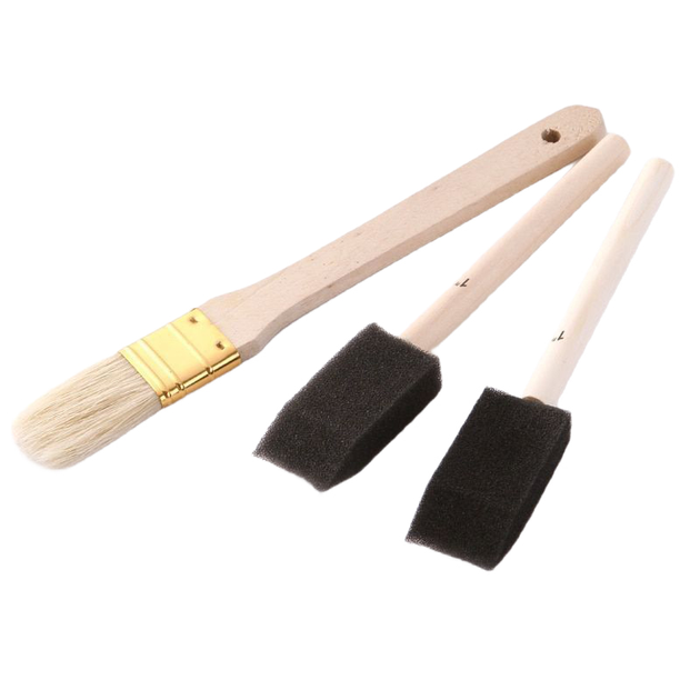 Set de 25 de pensule de artă Conda pentru ulei, acuarelă, guașă și vopsea acrilică