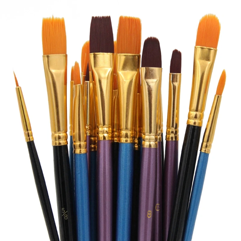 Pensule din nylon, 10 buc, Conda