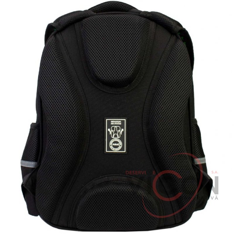 Ghiozdan ortopedic 15 MATRIX negru (145-175cm)