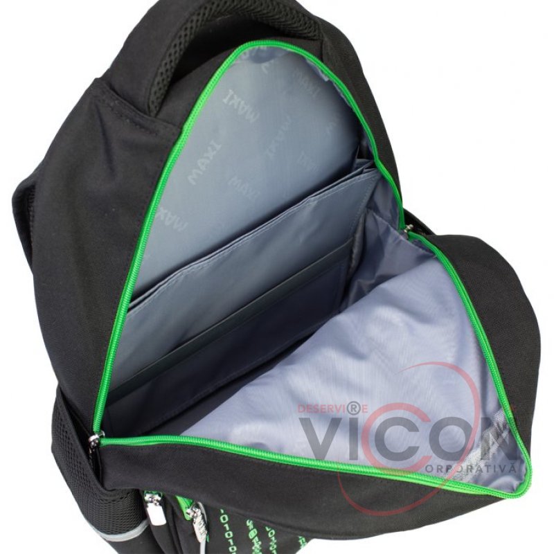 Ghiozdan ortopedic 15 MATRIX negru (145-175cm)