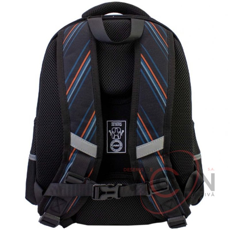 Ghiozdan ortopedic 15 CAR-SPORT negru (145-175cm)