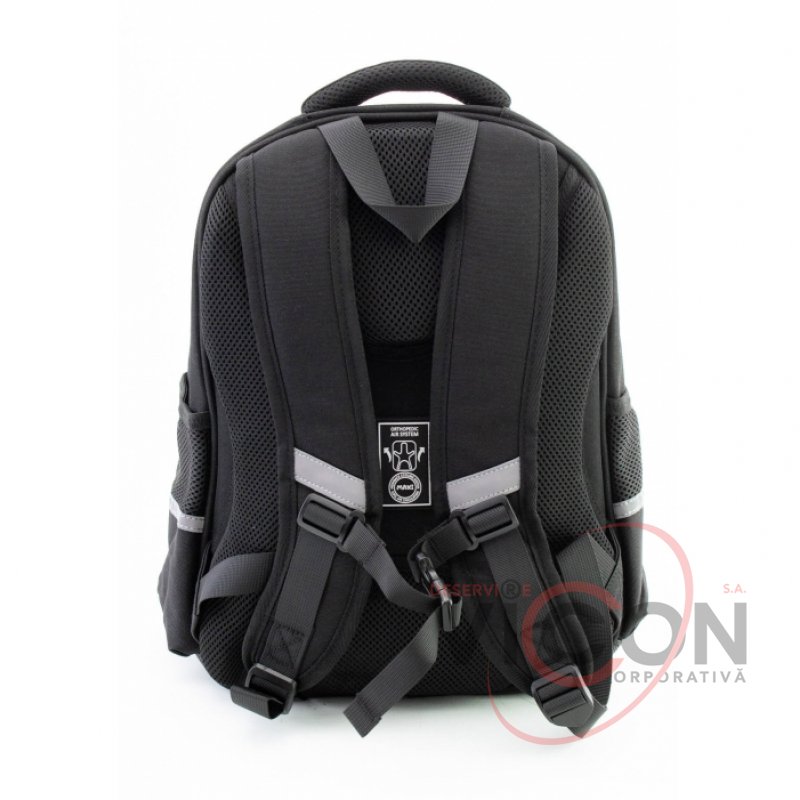 Ghiozdan ortopedic 15 FASTER,Negru (38x28x17см)