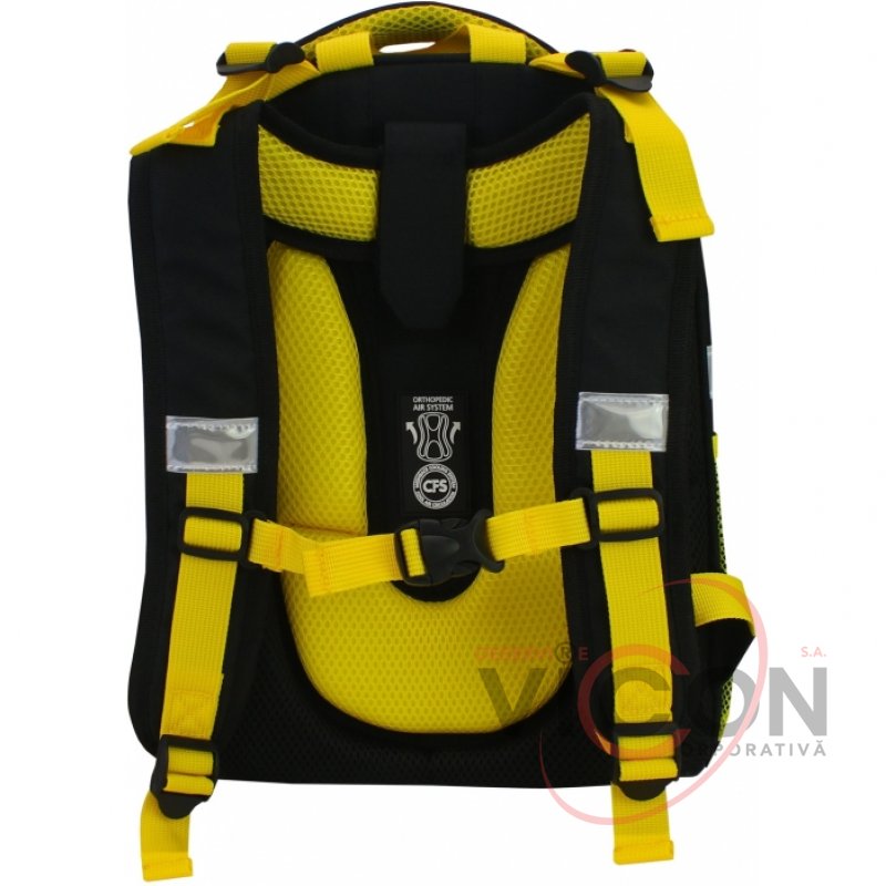 Ghiozdan ortopedic EVA 26*15*37 Black&Yellow