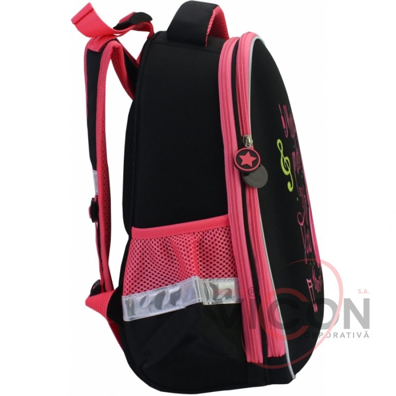 Ghiozdan ortopedic EVA 28*12*38 Black&Pink