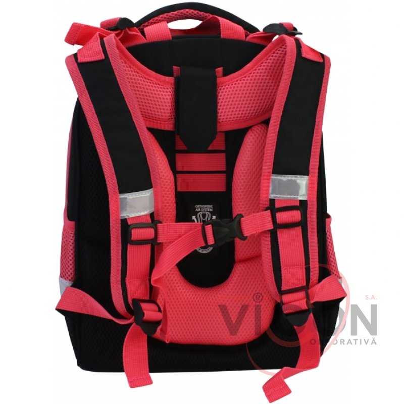 Ghiozdan ortopedic EVA 28*12*38 Black&Pink