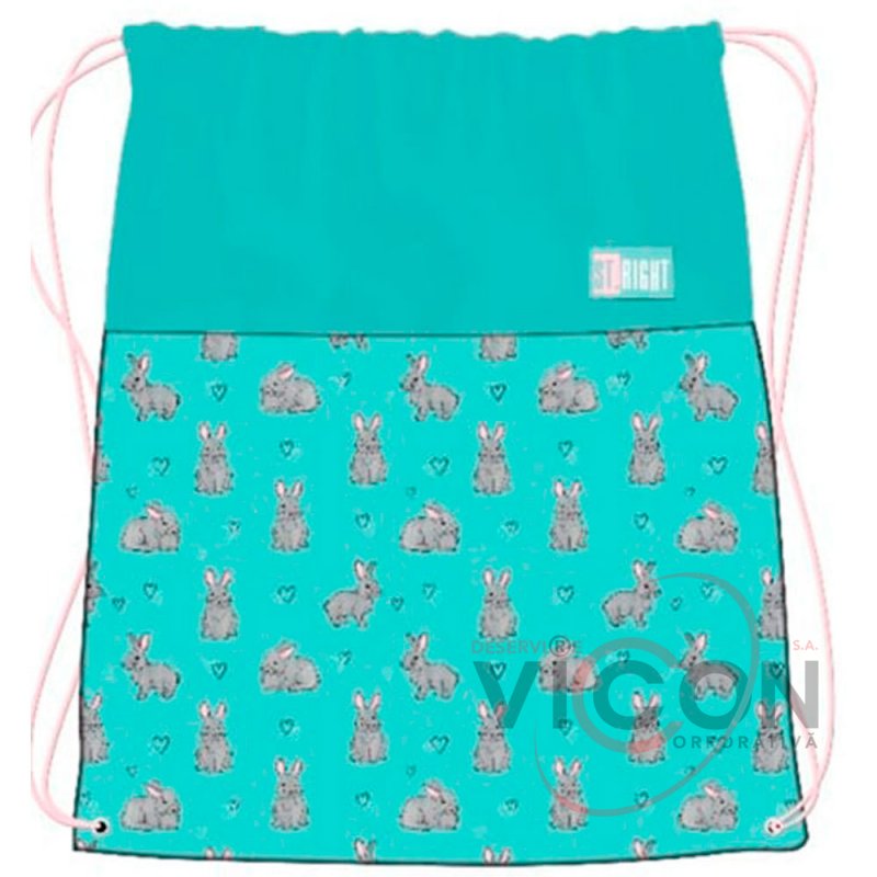 Мешок для спорта, Коллекция St Right - Grey Rabbits SO01 43x34см