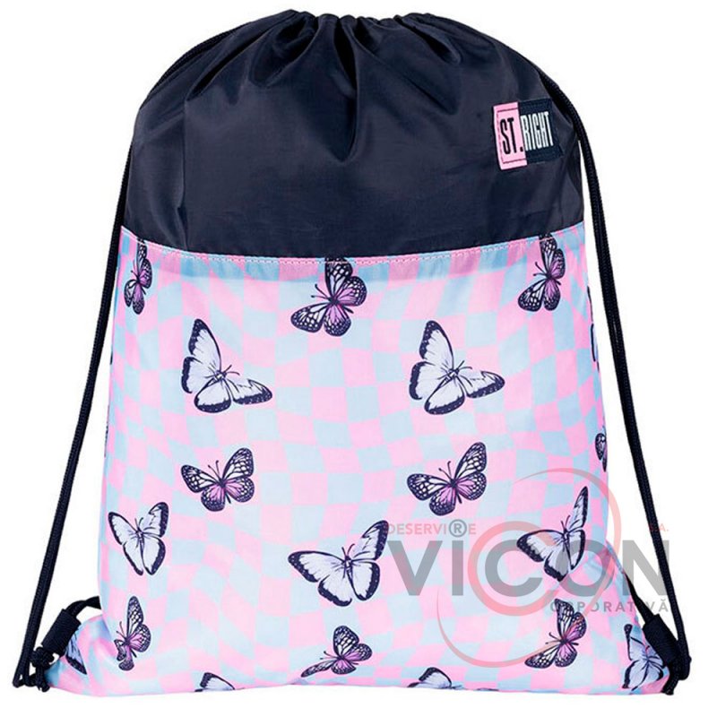 Мешок для спорта, Коллекция St Right - Chess Butterflies, SO01 43x34см