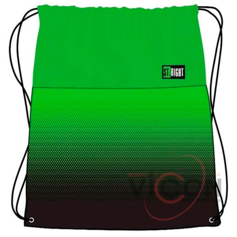 Мешок для спорта, Коллекция St Right - Green Gradient SO01 43x34см