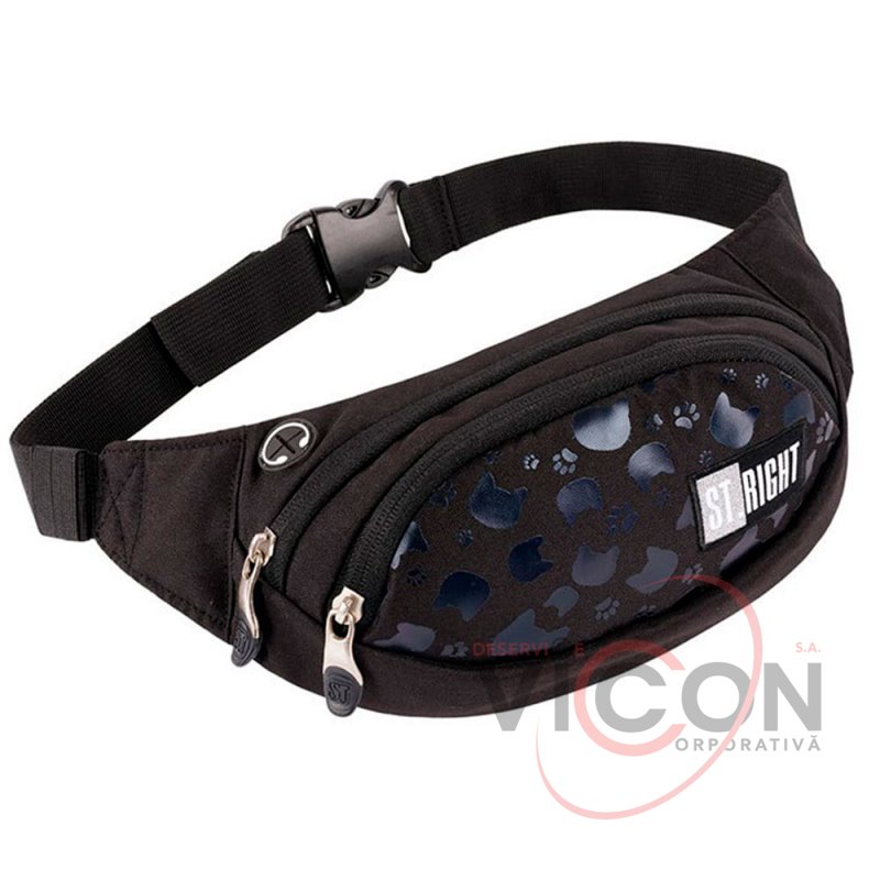 Сумка Brau 2 отделения водонепроницаемая коллекция St.Right - Black Cats WB02 30x14 5x7 см