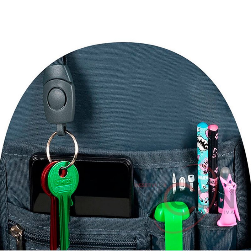 Ghiozdan St.Right, Ergonomic, Impermeabil, Colectia - Holo Impression BP01, 43x32x21cm
