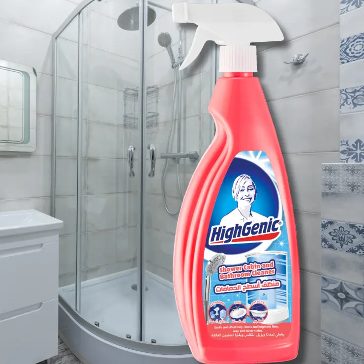 Средство для душ кабин и ванной Shower Cabin&Bathroom HighGenic, 750 ml
