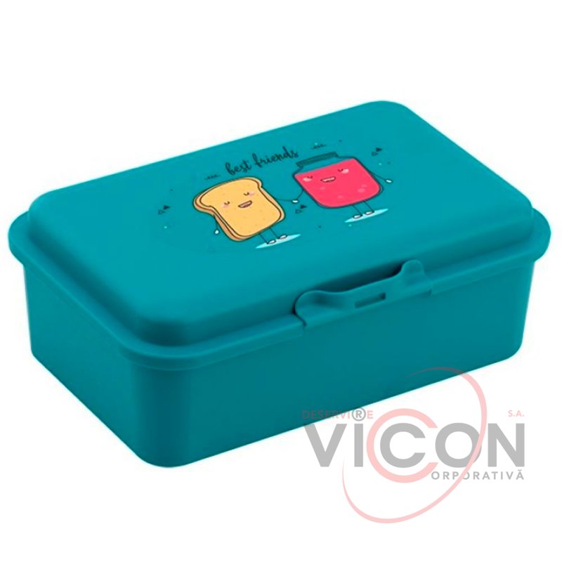Lunch Box ECONOMIX Friends 750 ml.Turcoaz
