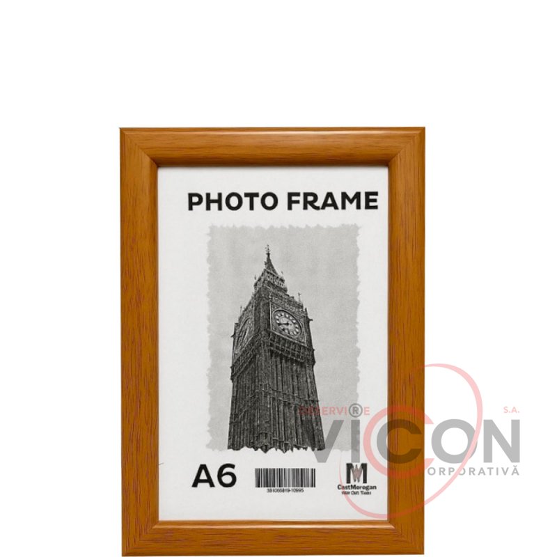 Фоторамка A6, 10*15 см, c ножкой-подставкой, дерево