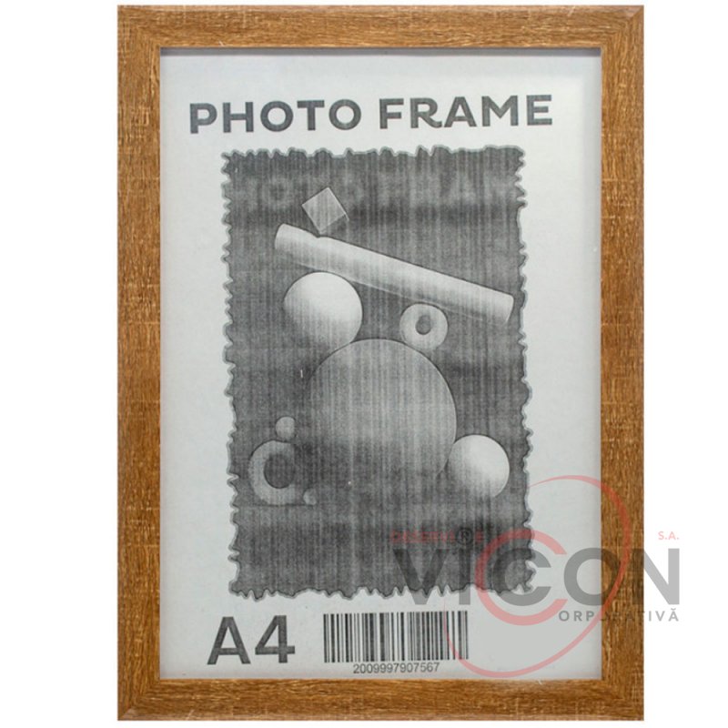 Фоторамка A4, 21*30 см,  дерево, 20 мм