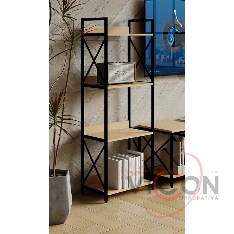 Стеллаж Karl 4 уровня 51×30×137.5H